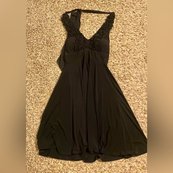 ONYX Nite Black Halter Dress, 6 - Picture 1 of 5